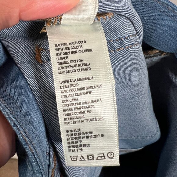 Free People Penny Pull On Flare Jeans Size 28 Boho Bell Bottom Retro Blue - Picture 8 of 9